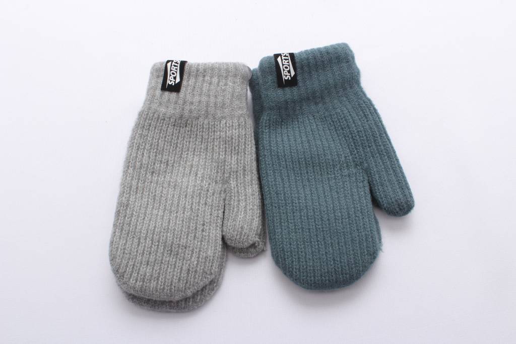 Варежки двойные