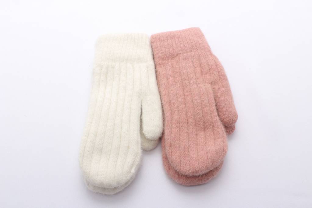 Варежки двойные