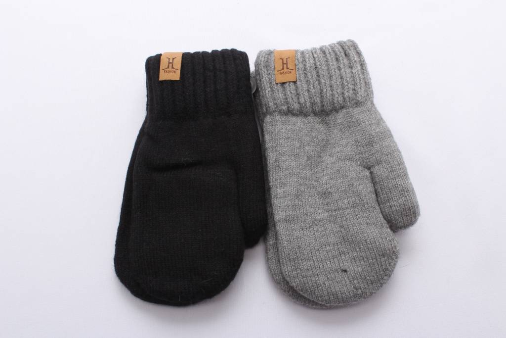 Варежки двойные