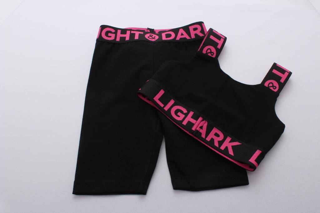 Костюм (топ/велосипедки)