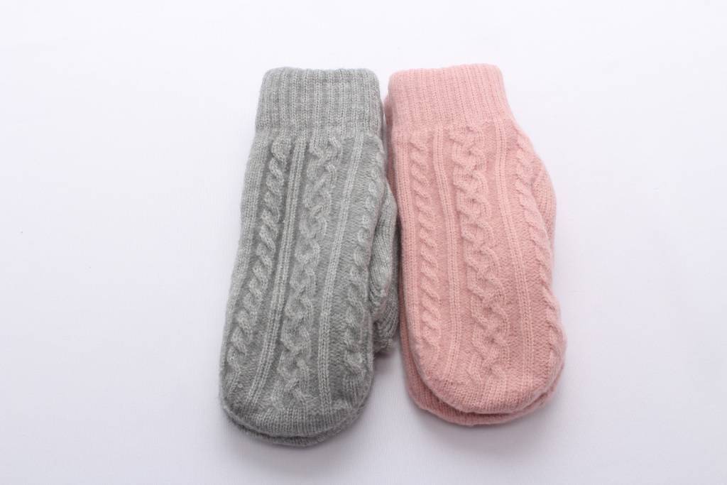 Варежки двойные