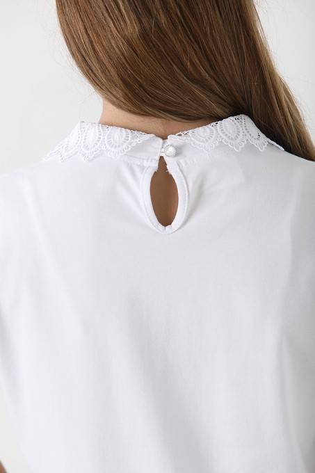 Блузка с коротким рукавом